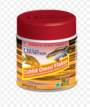ocean nutrition cichlid omni flakes 70g