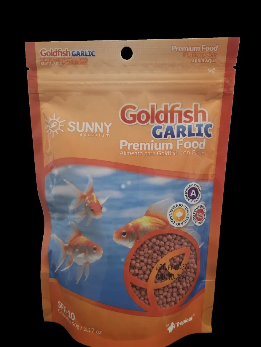 sunny goldfish garlic premium food