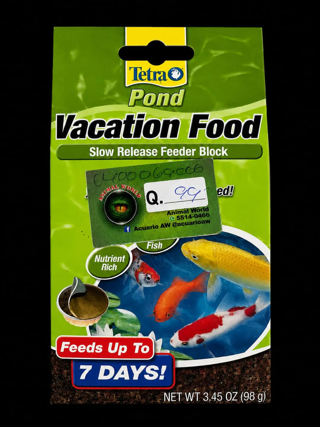 tetra pond vacation food 7 days