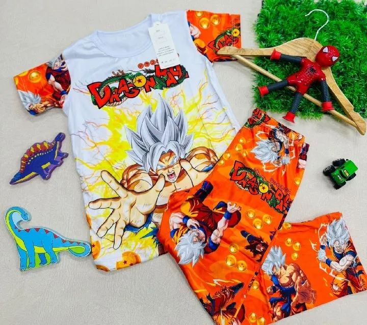 pj04 Pijama niños dragón boll z talla - 4