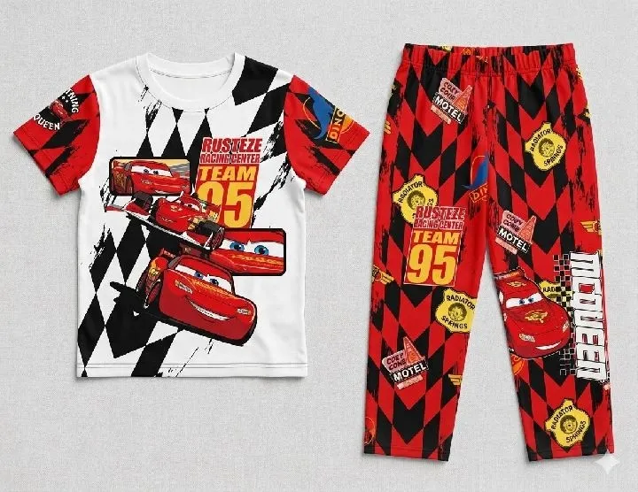 pj04 Pijama niños cars talla - 4