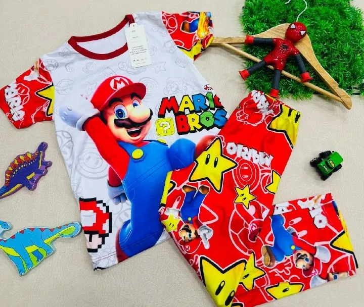 pj04 Pijama niños Mario talla - 4