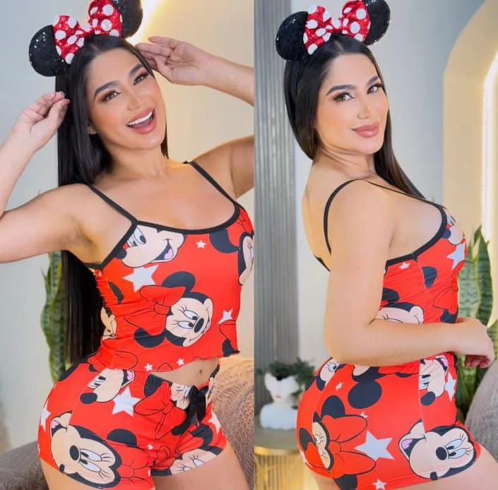 pijama Juanita sexi premium minnie este-talla única