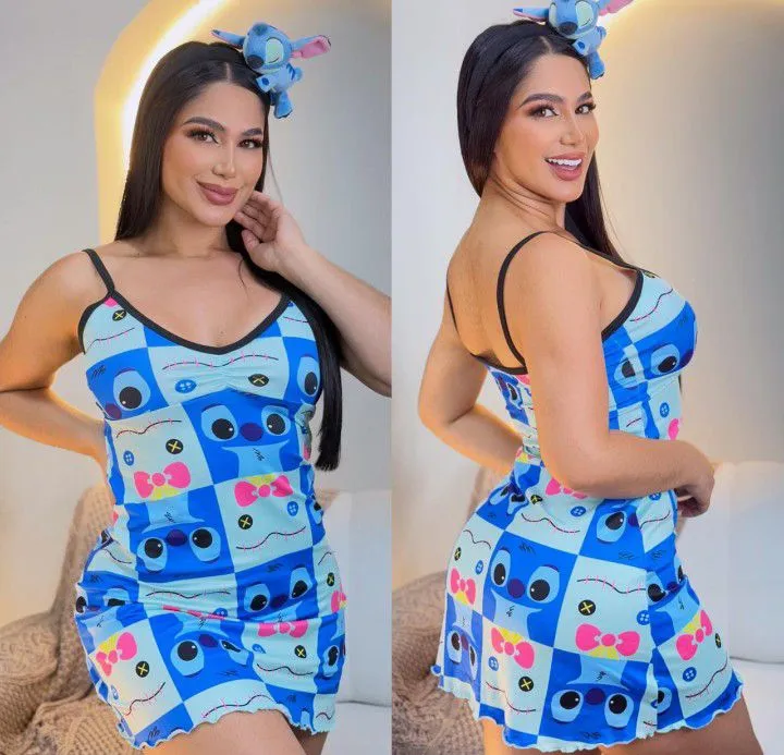 Pijama batola prm mujer stich -  talla unica