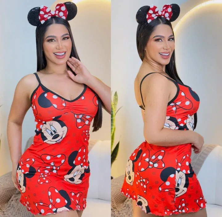 Pijama batola prm mujer Minnie punto -  talla unica