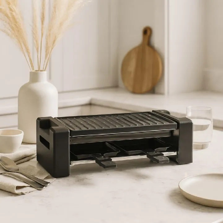 Parrilla eléctrica de mesa de 4 puestos