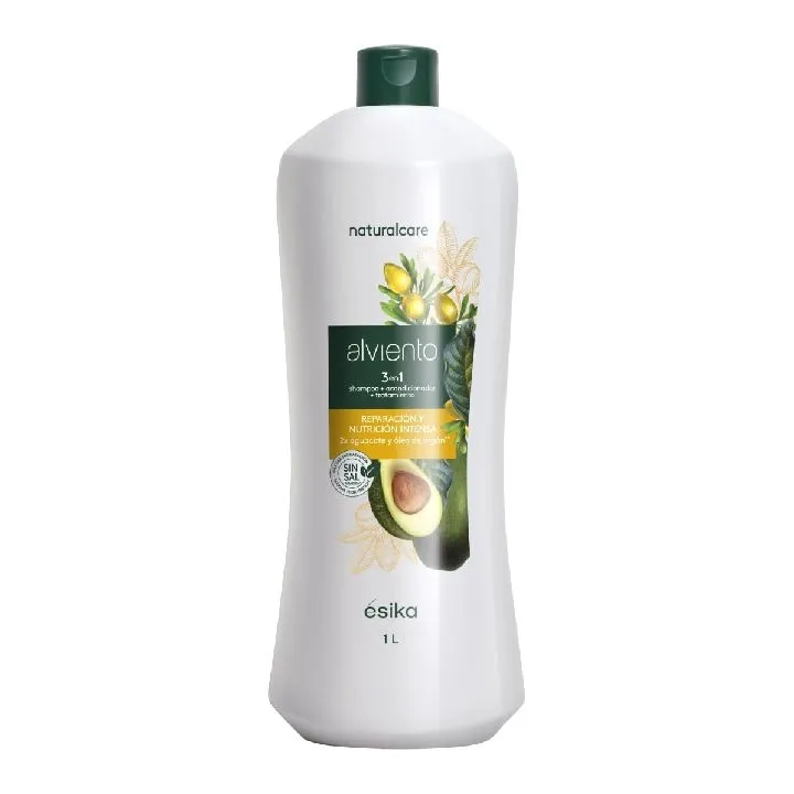 Alviento shampoo aguacate y óleo argán