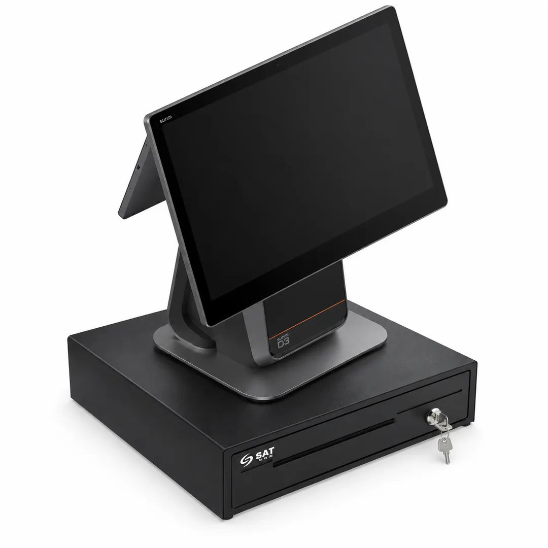 Combo Sunmi D3 printer doble pantalla