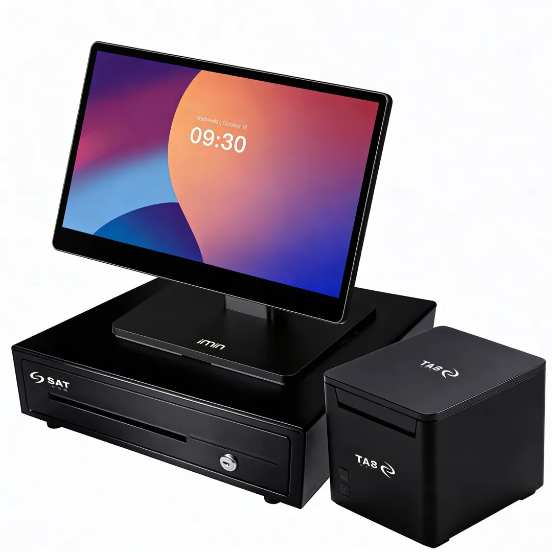Combo POS - Terminal Android táctil - Cajón monedero e impresora USB LAN 80mm