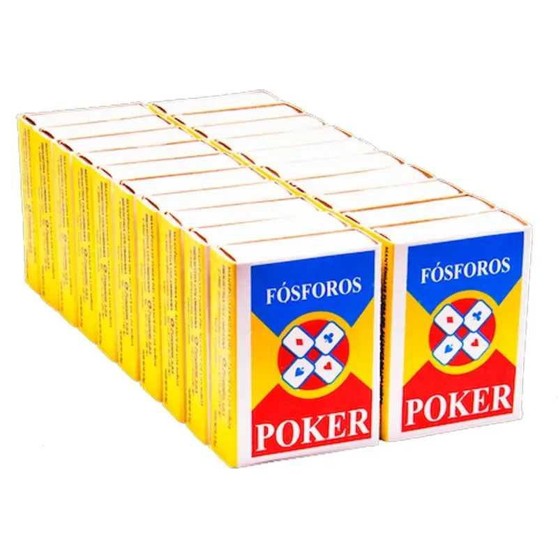 POKER FOSFORO PEQUEÑO X 12 UND