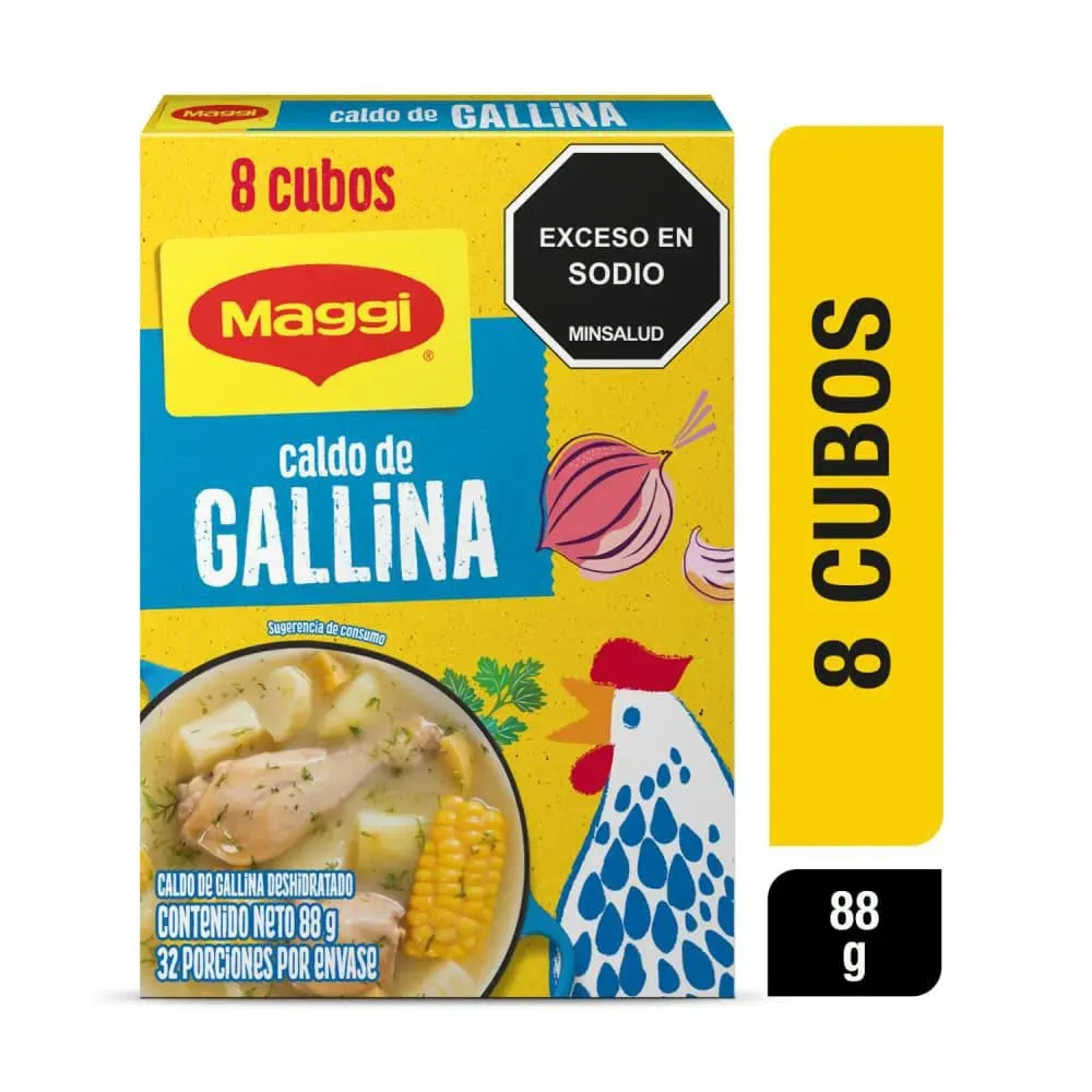 Caldo de gallina MAGGI x8 cubos