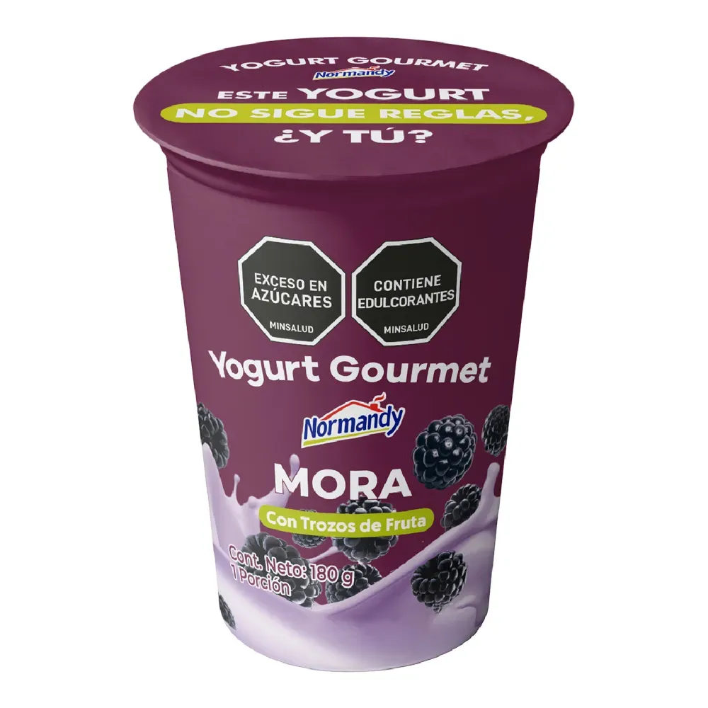 yogurt-gourmet normandy mora x180g
