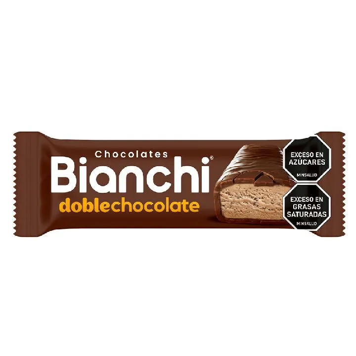 Barra BIANCHI doble chocolate x36 g