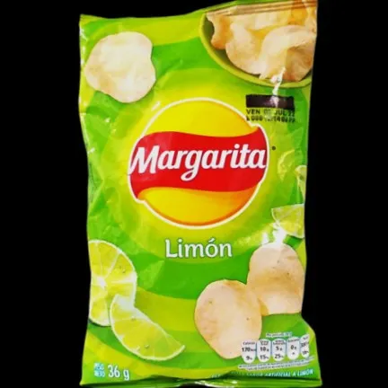 Papas Margarita limón  X 36g