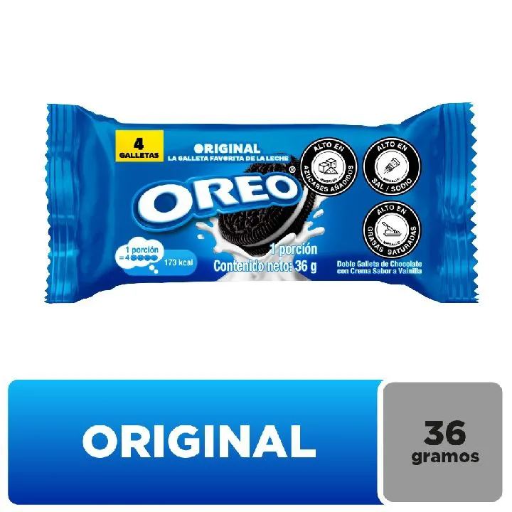 Galletas Dulces Oreo Sabor Original 36G