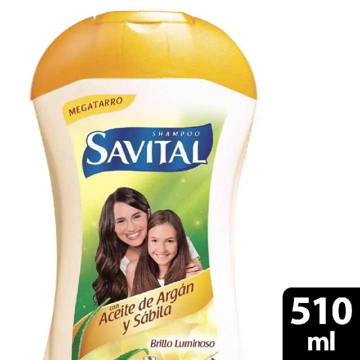 Shampoo SAVITAL aceite de argán y sábila (510 ml)