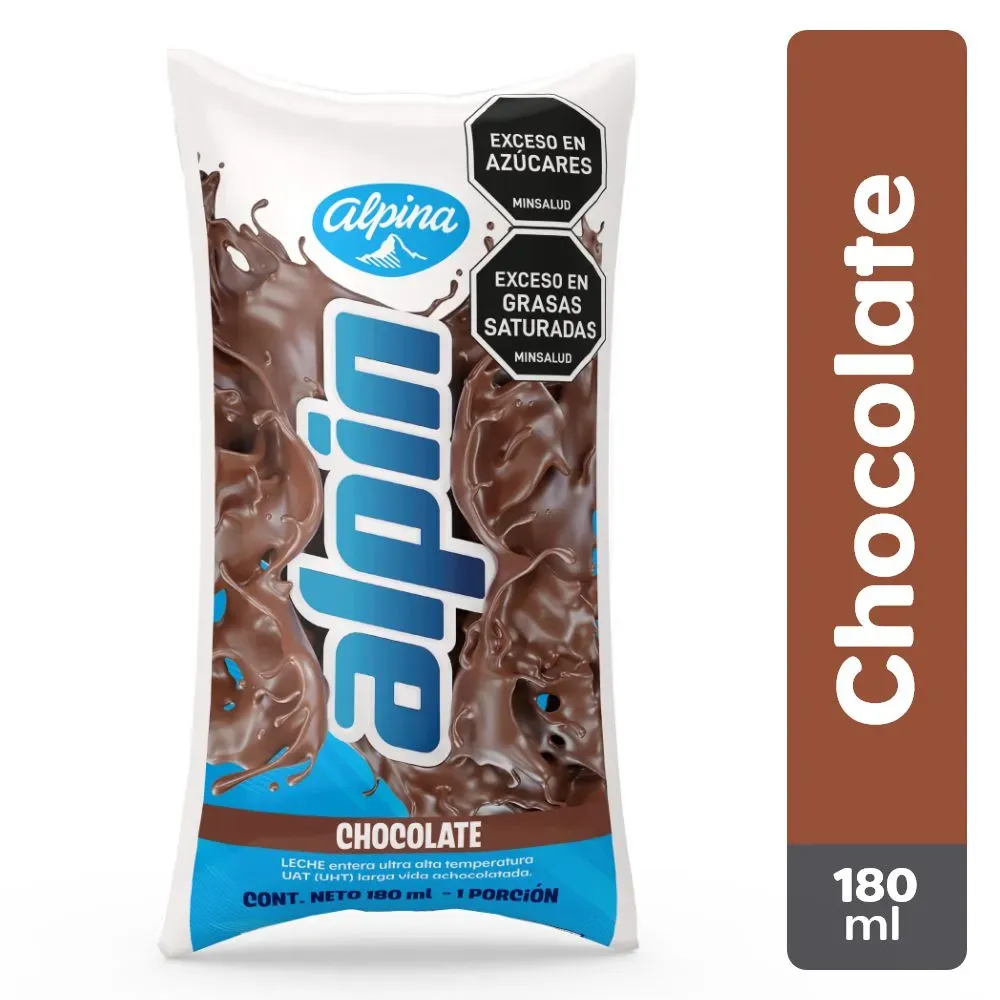Alpin chocolate bolsa x 180 ml