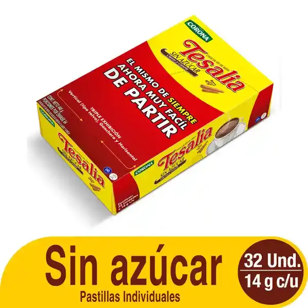CHOCOLATE TESALIA 448G X 32 UND
