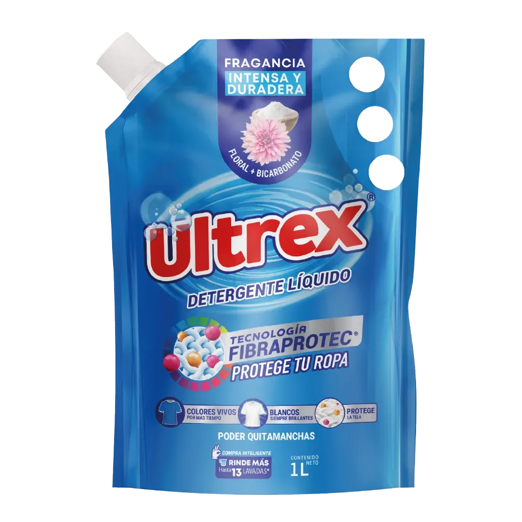 DETERGENTE LIQUIDO  ULTREX  POR 1L