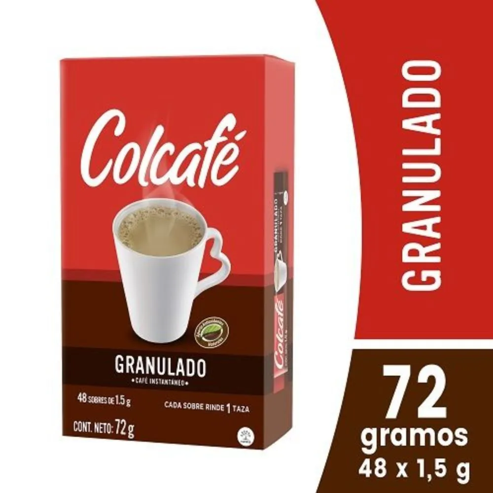 cafe COLCAFE GRANULADO X1.5G 48UND