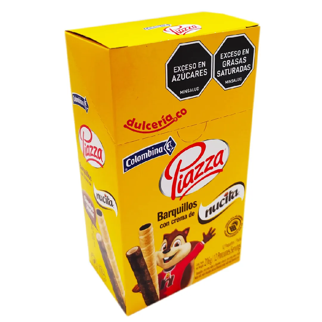 PIAZZA CON CREMA NUCITA X12UND