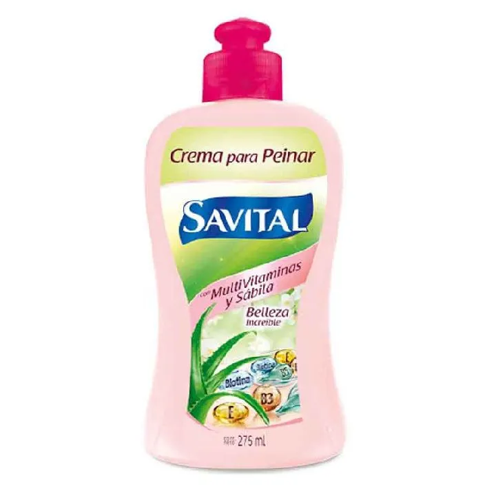 Crema Para Peinar Savital Multivitaminas Y Sábila 275 Ml