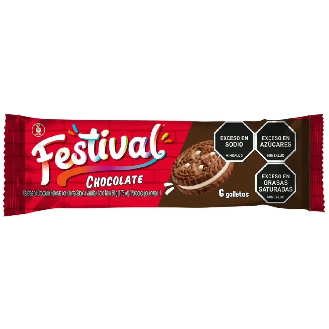 GALLETA FESTIVAL CHOCOLATE X6UND