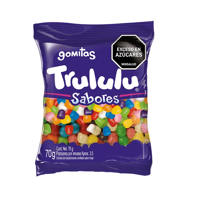 Gomas Trululu Sabores x 70 g