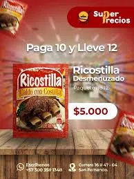 SOBRE ricostilla desmenusado