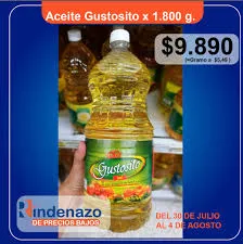 ACEITE GUSTOSITO X 500 ML