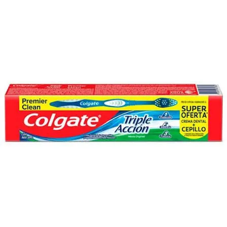CREMA-DENTAL-COLGCREMA DENTAL COLGATE OFERTA CREMA TRIPLE ACCION X 50 ML + CEPILLO PREMIER