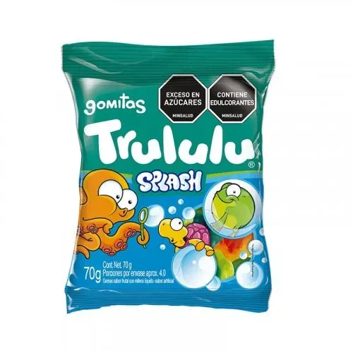 GOMAS TRULULU SPLASH RELLENAS X70g