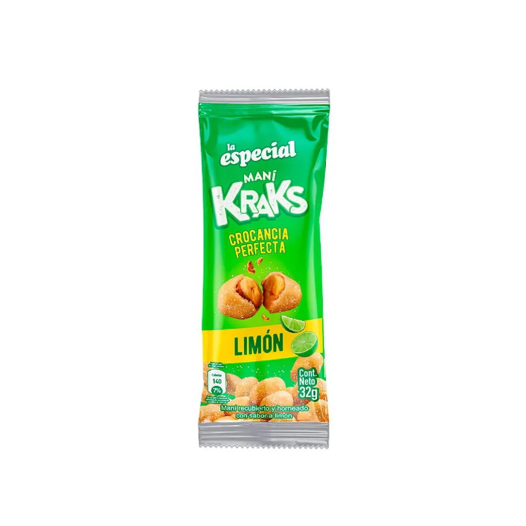 Maní La Especial kraks limón x32g