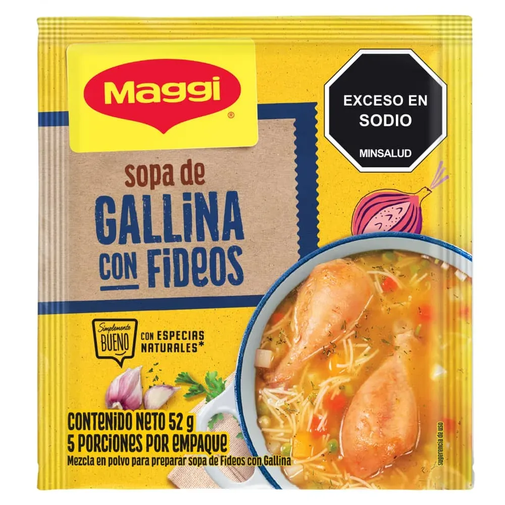 Sopa MAGGI Gallina con Fideos x 52g