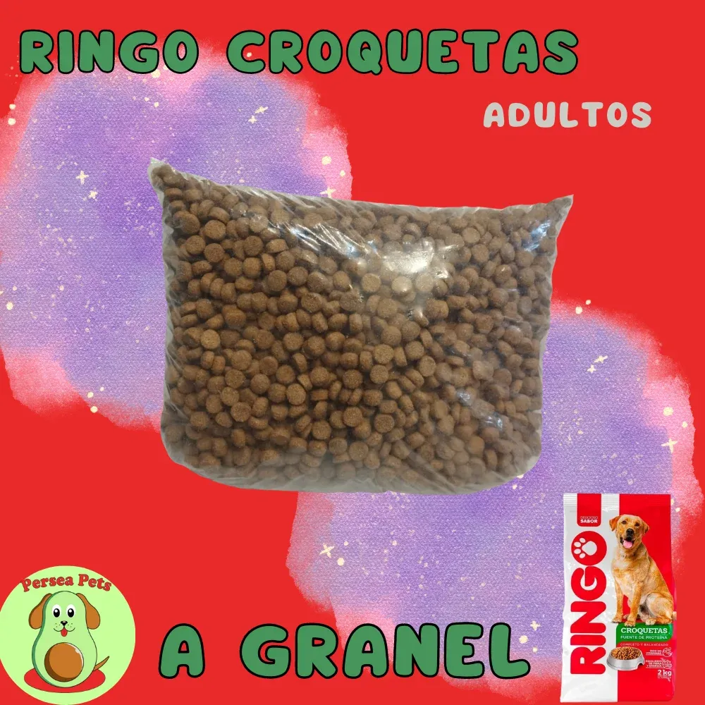 RINGO ADULTO CROQUETAS BOLSA x 1 KILO reempacado