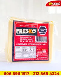 Queso doble crema tajado FRESKO X 200g