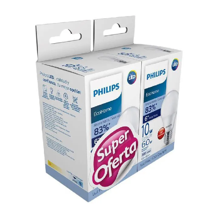 Pack x 2 Bombillo Led 10W PHILIPS