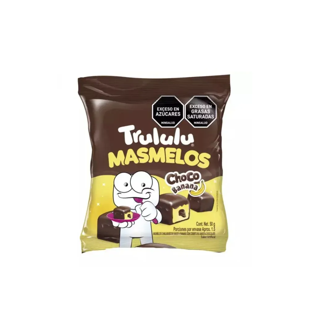 Masmelos Trululu Snacks Chocobanano X50Gr