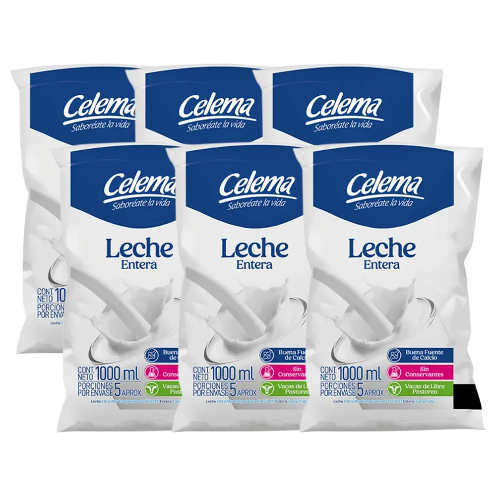 CELEMA LECHE BOLSA X 1000mL