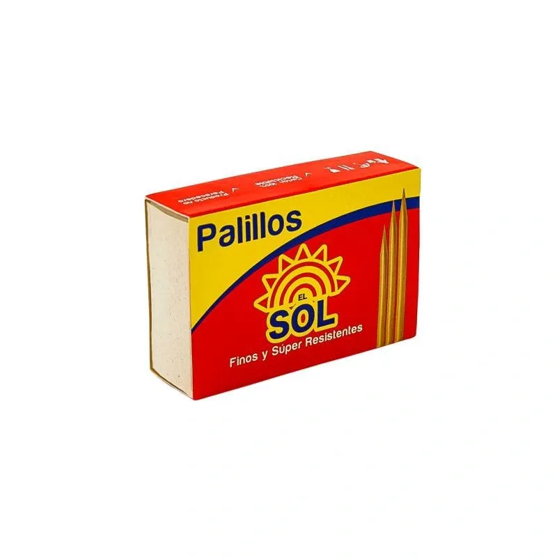 EL SOL PALILLOS PEQ PUNTA REDONDA
