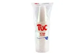 VASO TUC 7.0 OZ BLANCO X 50UND