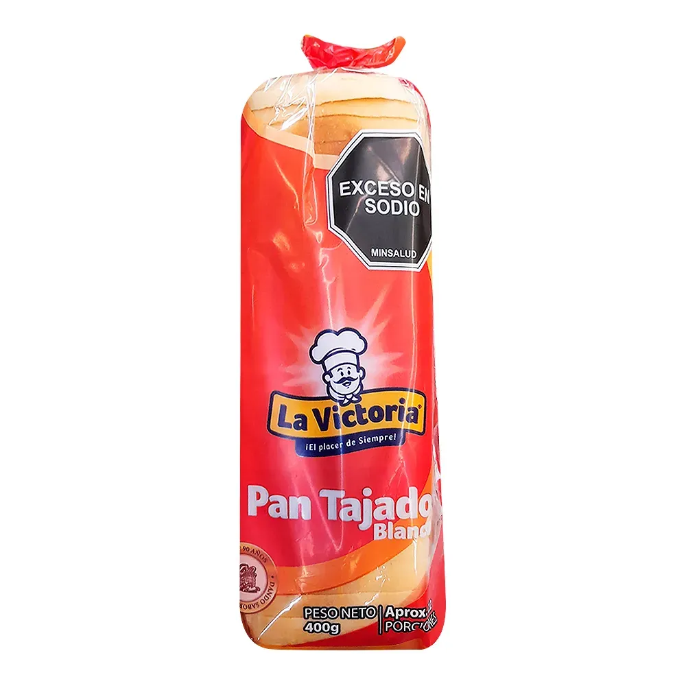 Pan tajado LA VICTORIA x400 g