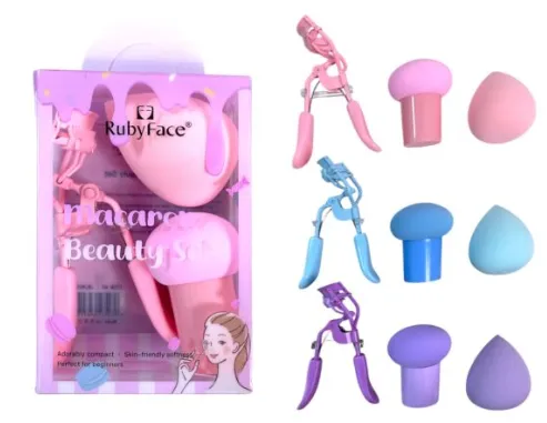 KIT ENCRESPADOR Y POMOS RUBY FACE 