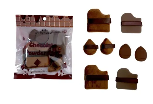 KIT POWDER PUFF BORLAS RUBY FACE 