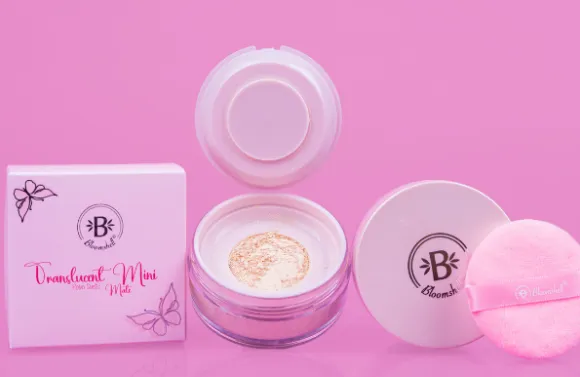 POLVO MINI TRANSLUCIDO MALLA MATTE BLOOMSHELL 