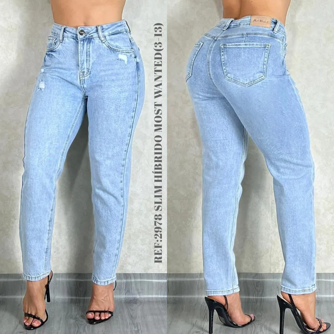 MOST WANTED - REF 62978 SLIM HIBRIDO SEMI DESTROYER TONO HIELO CON EFECTO PUSH UP