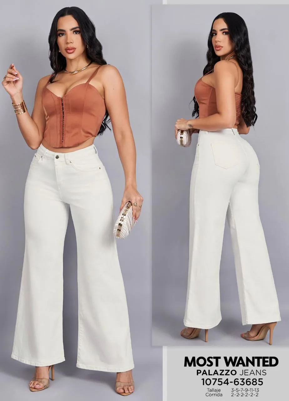 REF 63685 PALAZO TONO BEIGE CON REALCE DE GLUTEOS