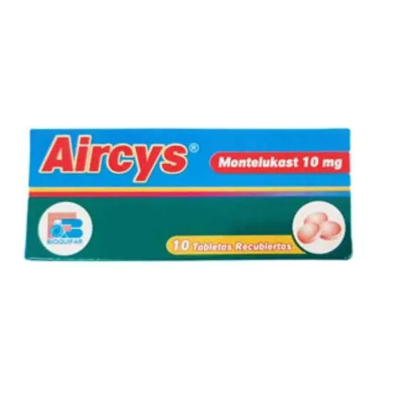 Montelukast 10mg AIRCYS caja x 10 tabletas