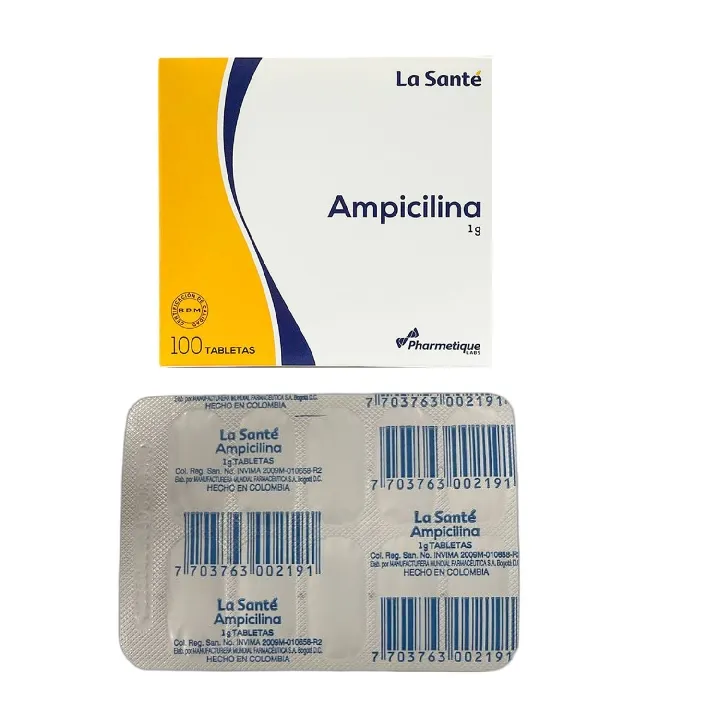 Ampicilina 1g blíster x 10 cápsulas La sante