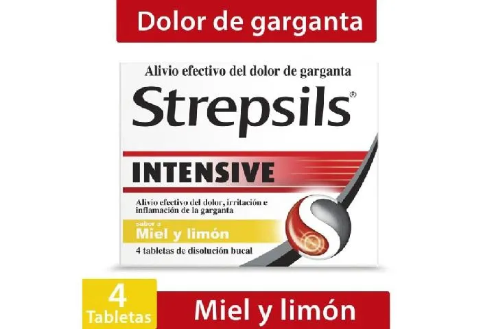 strepsil intense caja x 4 tab